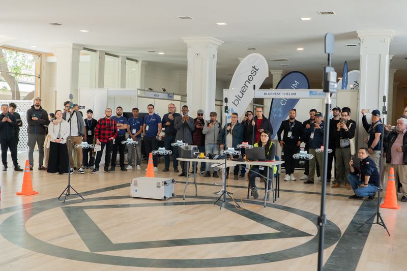 Demostración indoor · EXPODRON 2025