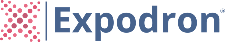 Logotipo EXPODRON a color